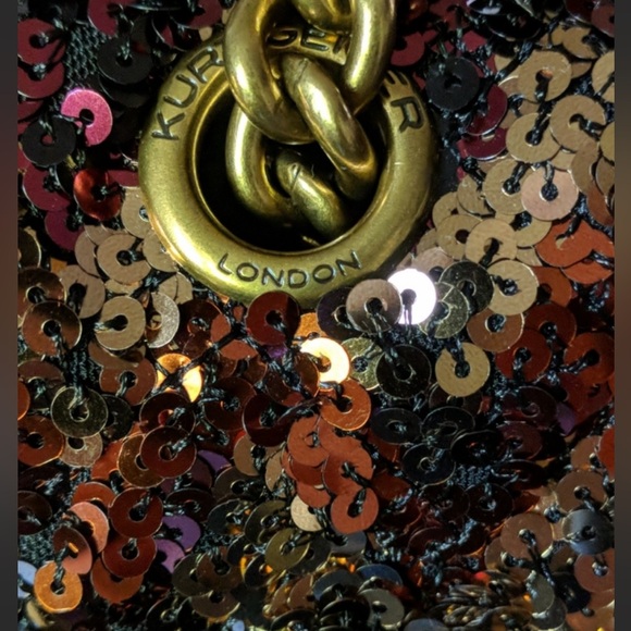 NWT KURT GEIGER MULTI COLOR SEQUINS SHOULDER BAG GORGEOUS!! - Picture 13 of 13